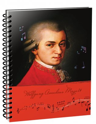 Скетчбук "Рисуй и слушай! Моцарт" А5 (Арт. 5410). 100 листов фото книги