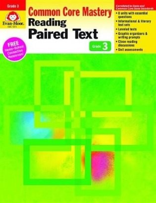 Reading Paired Text: Common Core Mastery, Grade 3 фото книги