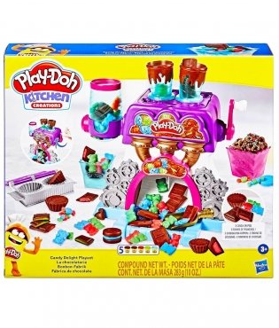 Набор игровой Play-Doh "Конфетная фабрика" фото книги