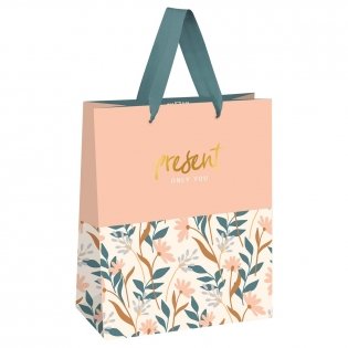 Пакет подарочный 26х32х12 см MESHU "Beautiful twigs", фольга, матовая ламинация. Арт. MS_66186 фото книги