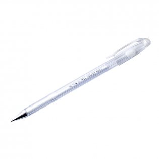 Ручка гелевая пастель белая, 0,7 мм фото книги