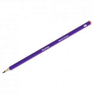 Карандаш чг Berlingo Sketch Pencil B, шестигранный, заточен. Арт. SP12011 фото книги