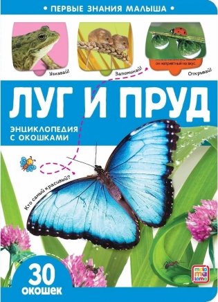 Луг и пруд. Энциклопедия с окошками фото книги
