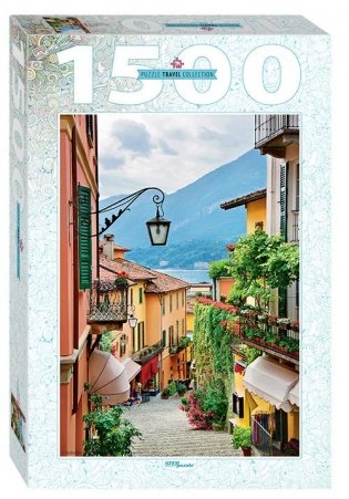 Пазл "Италия. Вид на озеро Комо", 1500 элементов фото книги
