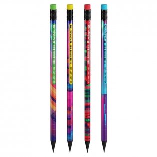 Карандаш ч/г Berlingo "Glitch" HB, круглый, заточен., ассорти фото книги