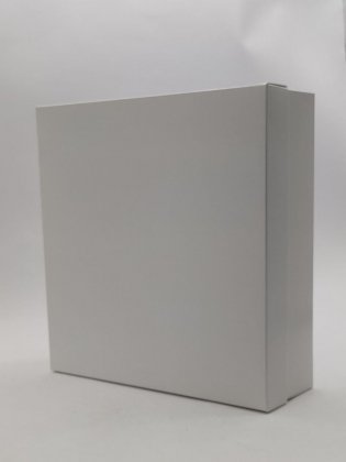 Коробка подарочная 25х25х8 см (белая) фото книги