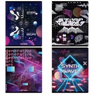 Тетрадь, 48 л., А5, линия ArtSpace "Стиль. Cyber", эконом. Арт. Т48лС_42968 фото книги