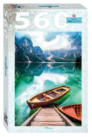 Пазл "Италия. Озеро Брайес", 560 элементов фото книги