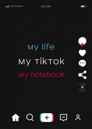 Блокнот. My life, my TikTok, my notebook фото книги