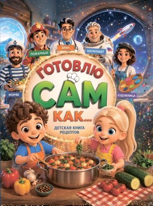 Готовлю сам как…Детская книга рецептов фото книги