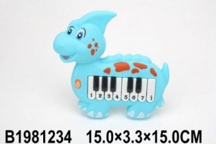 Детское пианино "Динозаврик", 15 см фото книги