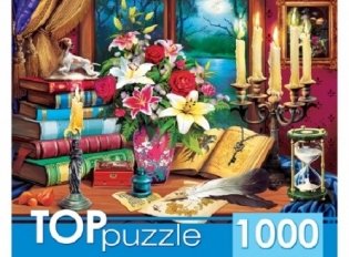 Пазлы "Toppuzzle. Загадочный натюрморт", 1000 элементов фото книги