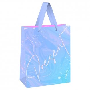 Пакет подарочный 18х23х10 см MESHU "Present", фольга, матовая ламинация. Арт. MS_61658 фото книги 2