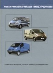 Nissan Primastar / Renault Trafic / Opel Vivaro (бензин) с 2004 г. выпуска. Руководство по эксплуатации, устройство, техническое обслуживание, ремонт фото книги