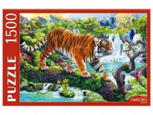 Пазлы "Тигр на дереве", 1500 элементов фото книги