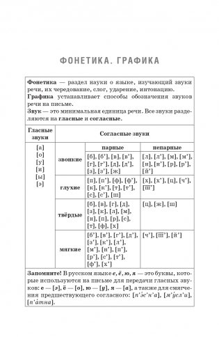 Русский язык: весь школьный курс в таблицах, упражнениях и тестах фото книги 4