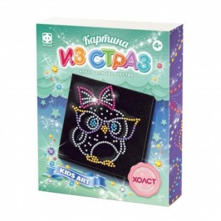 Картина из страз "Совушка" фото книги