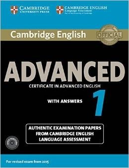 Cambridge English Advanced 1 for Revised Exam from 2015 Student's Book Pack (+ Audio CD) фото книги