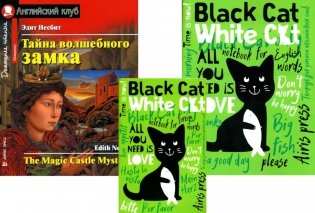 Тайна волшебного замка + Тетради для записи английских слов (комплект из книги + 2 тетради). Книги на англ.языке фото книги
