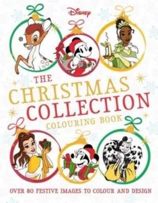 Disney the christmas collection colouring book фото книги
