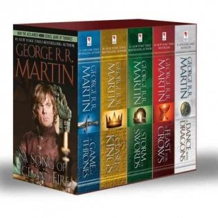 A Game of Thrones: A Game of Thrones, A Clash of Kings, A Storm of Swords, A Feast for Crows, and A Dance with Dragons (количество томов: 5) фото книги