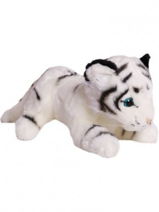 Мягкая игрушка из плюша "Белый тигр", 45 см фото книги
