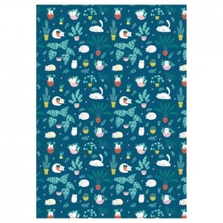 Упаковочная бумага глянц. 70х100 см, MESHU "Cozy home", 80 г/м2, ассорти, 4 дизайна. Арт. 852 фото книги 3