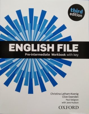 English File. Pre-Intermediate: Workbook with key and Student's Site фото книги