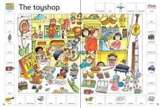 First Thousand Words in English Sticker Book фото книги 2