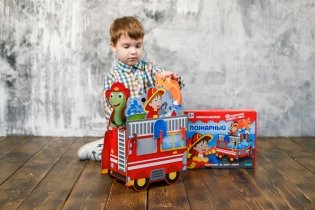 Пазл 3D + книга. Пожарный. 12 деталей фото книги 5