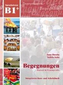 Begegnungen Deutsch als Fremdsprache B1+. Integriertes Kurs- und Arbeitsbuch (+ Audio CD) фото книги