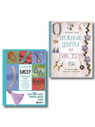 Комплект из 2х книг для поклонников бисера фото книги