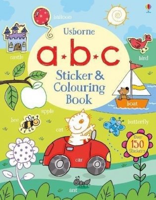 ABC Sticker and Colouring Book фото книги