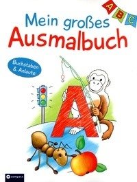 Mein grosses Ausmalbuch. ABC. Buchstaben und Anlaute фото книги