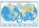 Карта настенная на рейках "Мир. Физическая карта полушарий", 101х69 см (ламинированная) фото книги маленькое 2