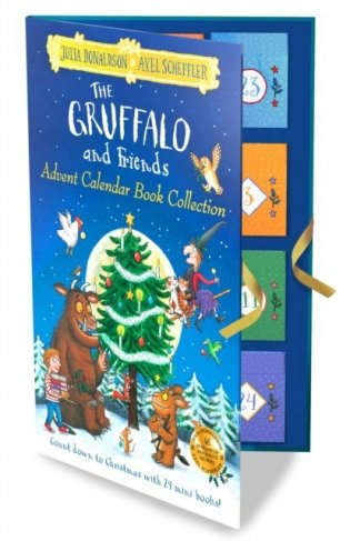 Gruffalo and friends advent calendar book collection (2023) фото книги