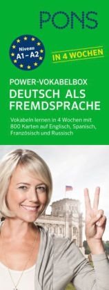 PONS: Power-Vokabelbox Deutsch als Fremdsprache A1-A2 фото книги