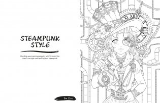 Manga Art. A Colouring Book фото книги 3