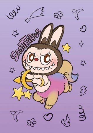 The Monsters. Астрологический блокнот Стрелец (Лабубу) фото книги