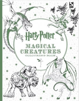 Harry Potter Magical Creatures Colouring Book фото книги
