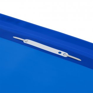 Папка-скоросшиватель пластик. СТАММ А4, 160мкм, синяя с прозр. верхом фото книги 2