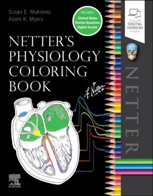 Netter's Physiology Coloring Book фото книги