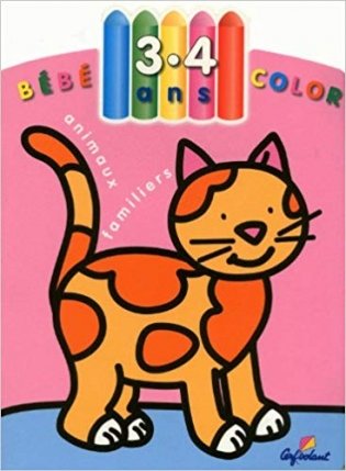 Animaux familiers - Bébé color 3-4 ans фото книги