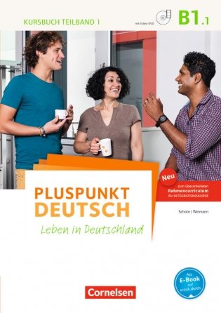 Pluspunkt Deutsch. Leben in Deutschland B1.1. Kursbuch (+ DVD) фото книги