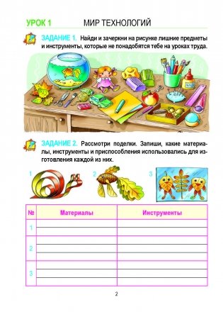 Трудовое обучение. Учебный комплекс. 2 класс фото книги 3