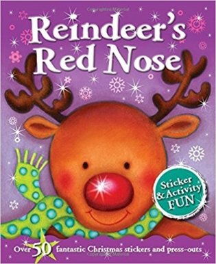 Reindeer's Red Nose: Sticker and Activity Fun фото книги