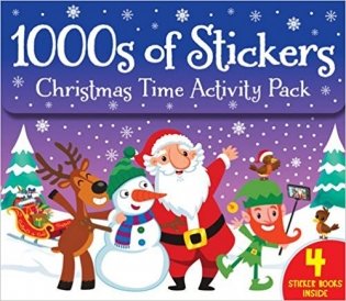 Christmas Time Activity Pack (4 sticker book set) фото книги