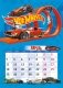 Календарь настенный перекидной с наклейками "Hot Wheels" на 2022 год фото книги маленькое 3
