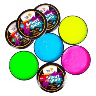 Пластилин для детской лепки "Smart gum", цветное свечение фото книги 3