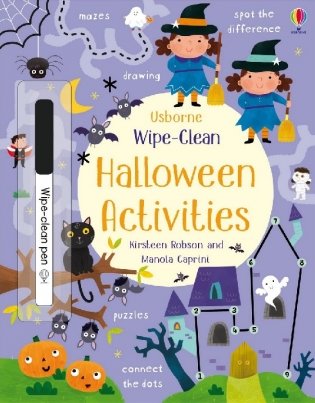 Wipe-Clean. Halloween Activities фото книги